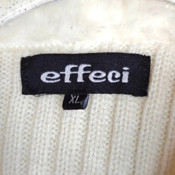 Effort Women's Quilted Cream Vest - Picture 4 of 12